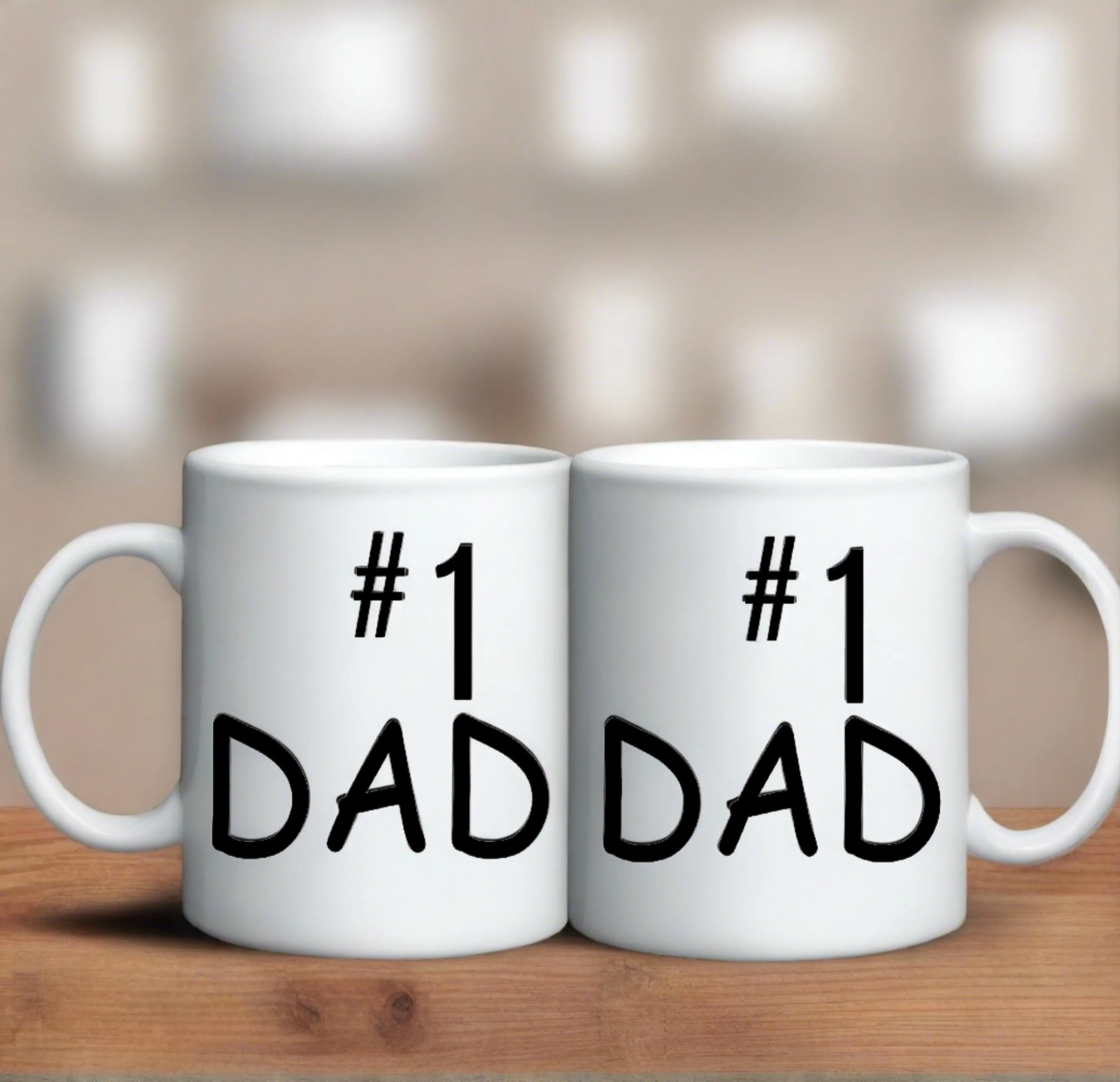 #1 Dad Coffee Mug