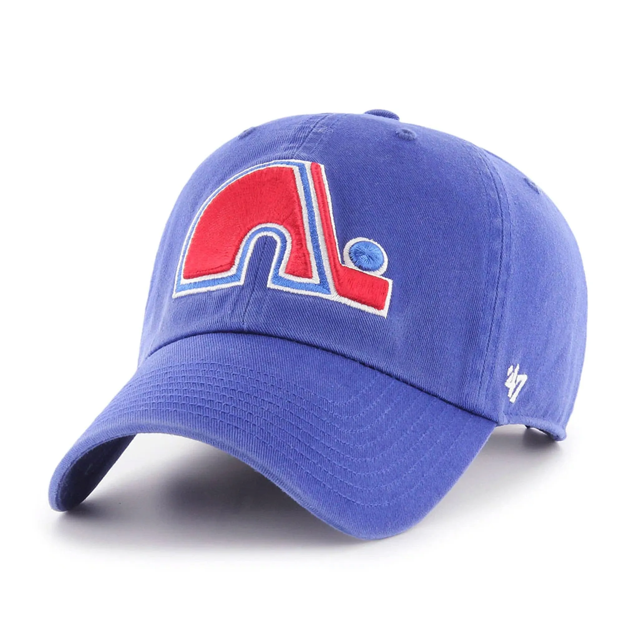 47 Brand NHL Clean Up Adjustable Hat - Quebec Nordiques