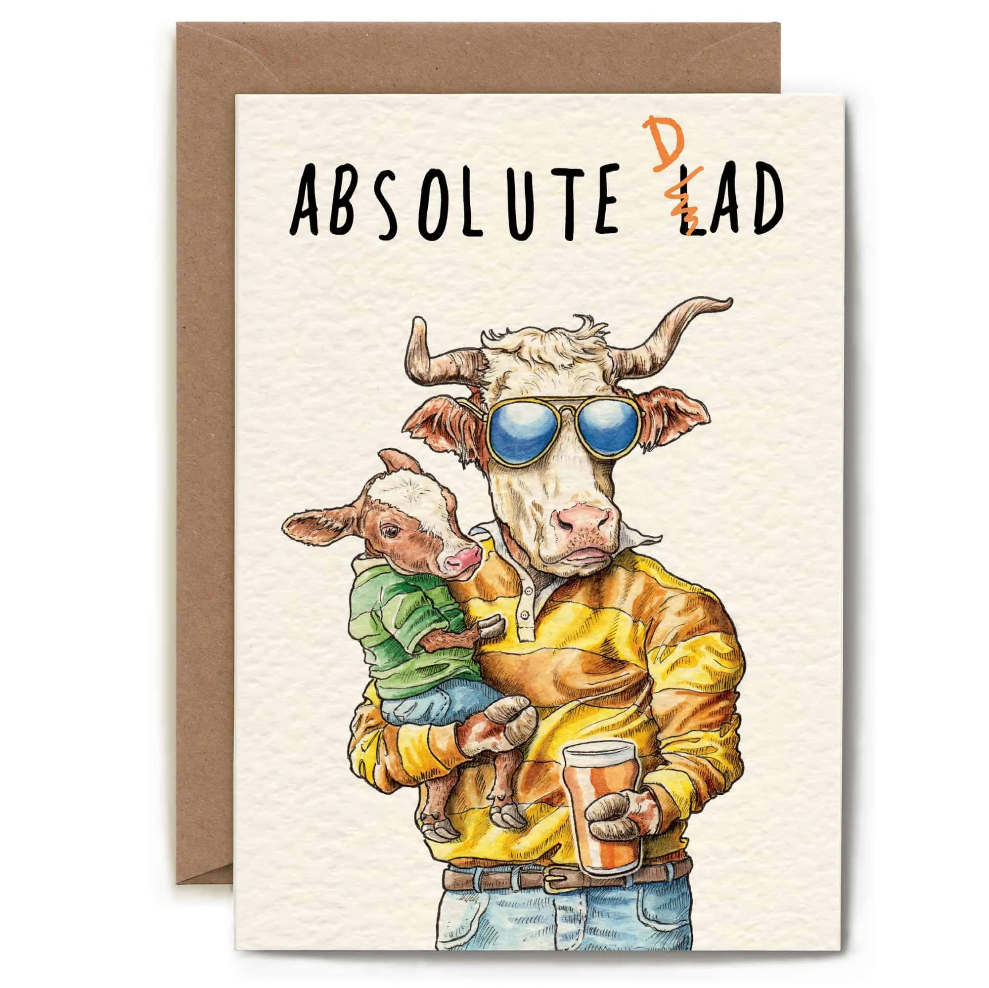 Absolute Dad Card - Father's Day Card