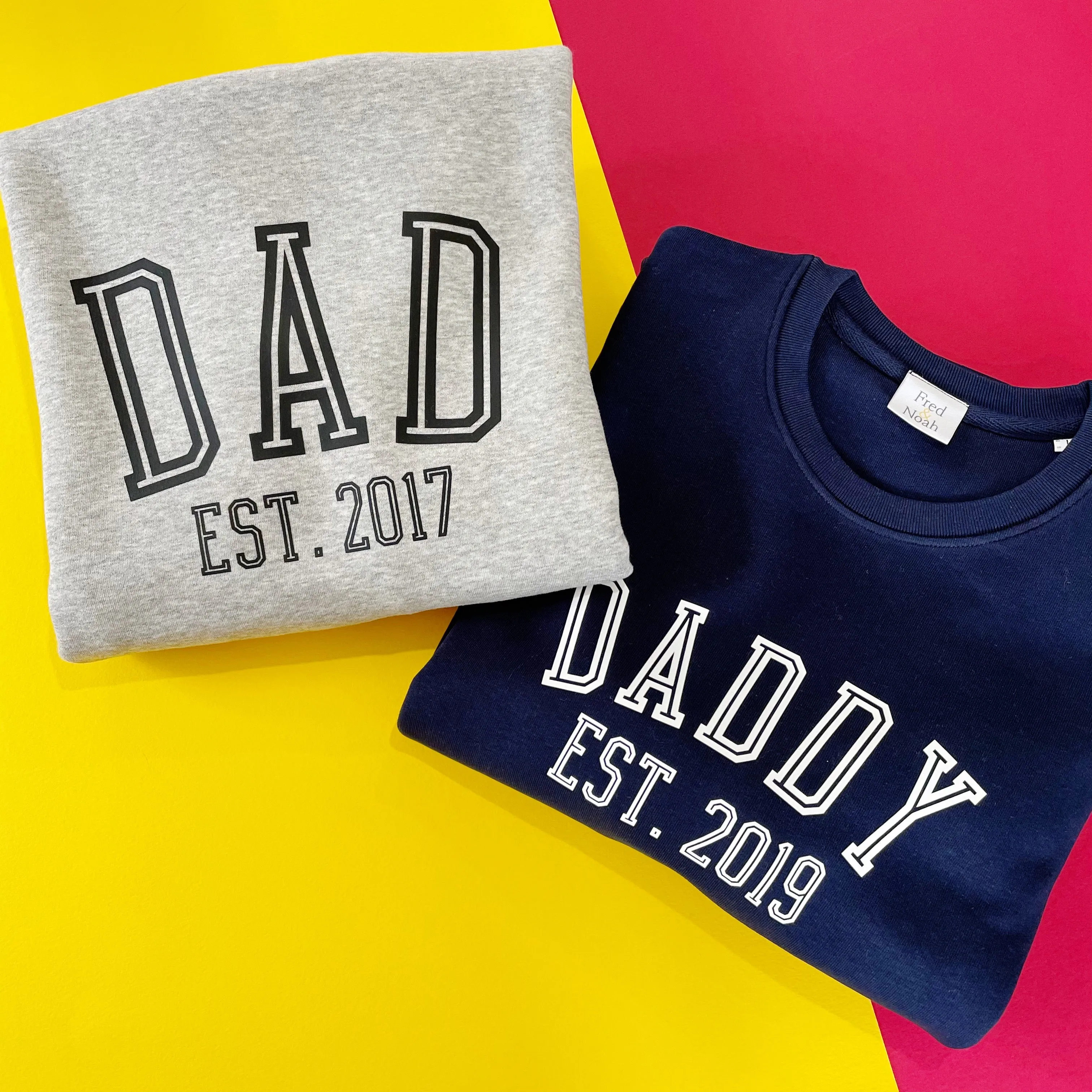 Adult Dad Est. Grey Sweater