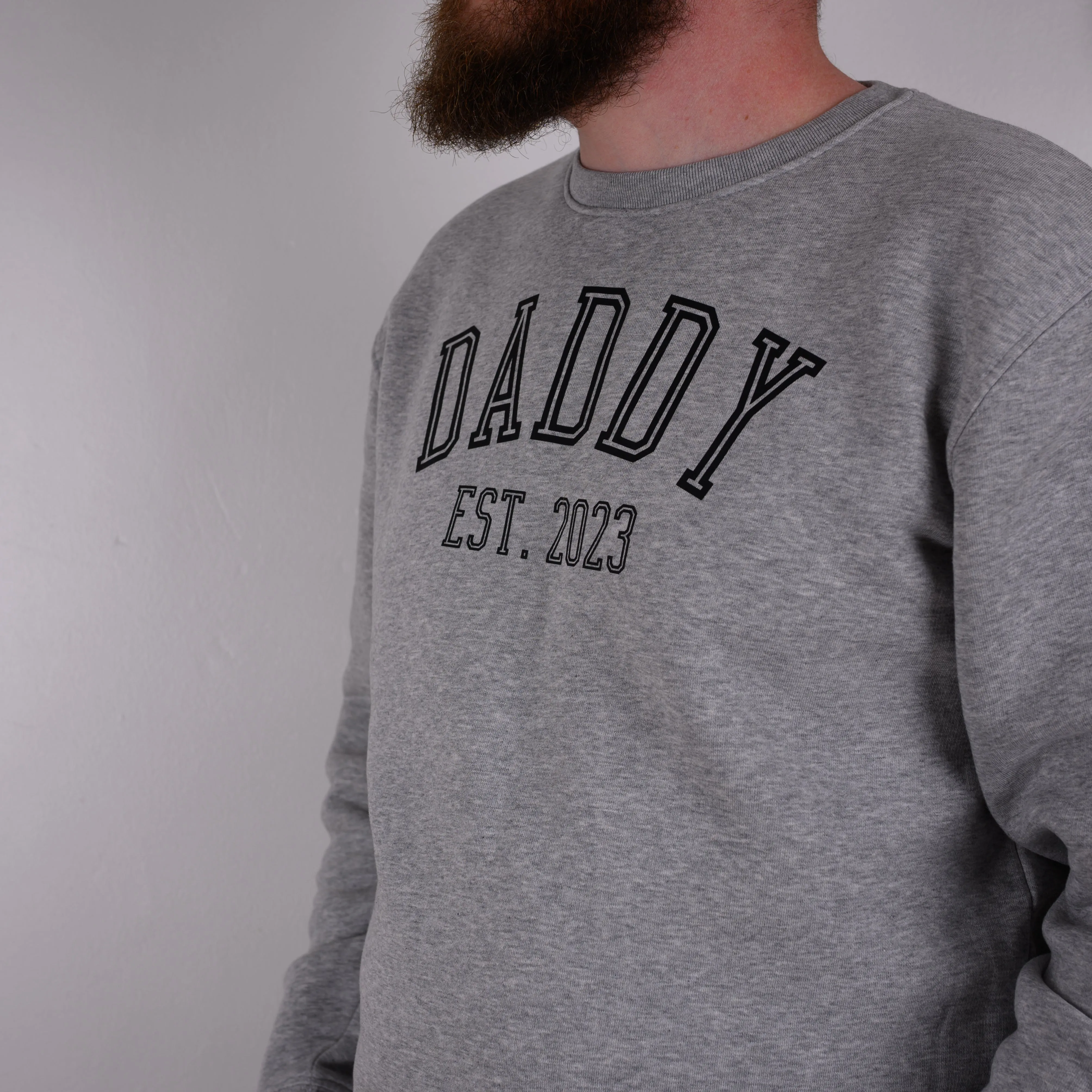 Adult Dad Est. Grey Sweater