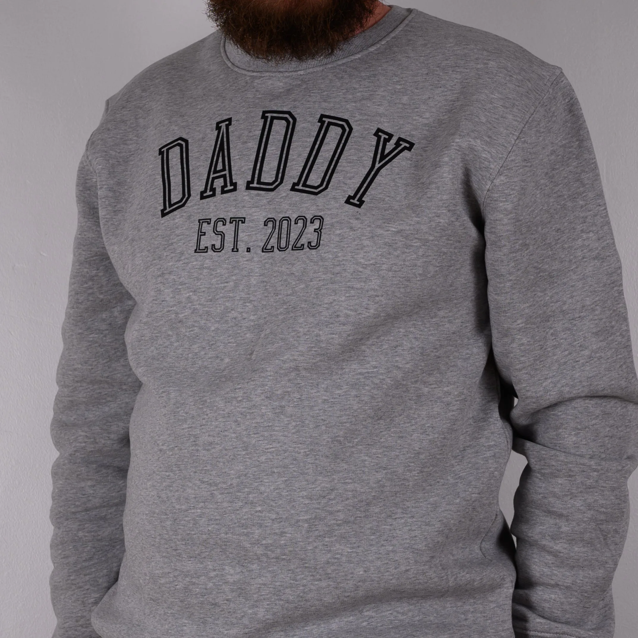 Adult Dad Est. Grey Sweater