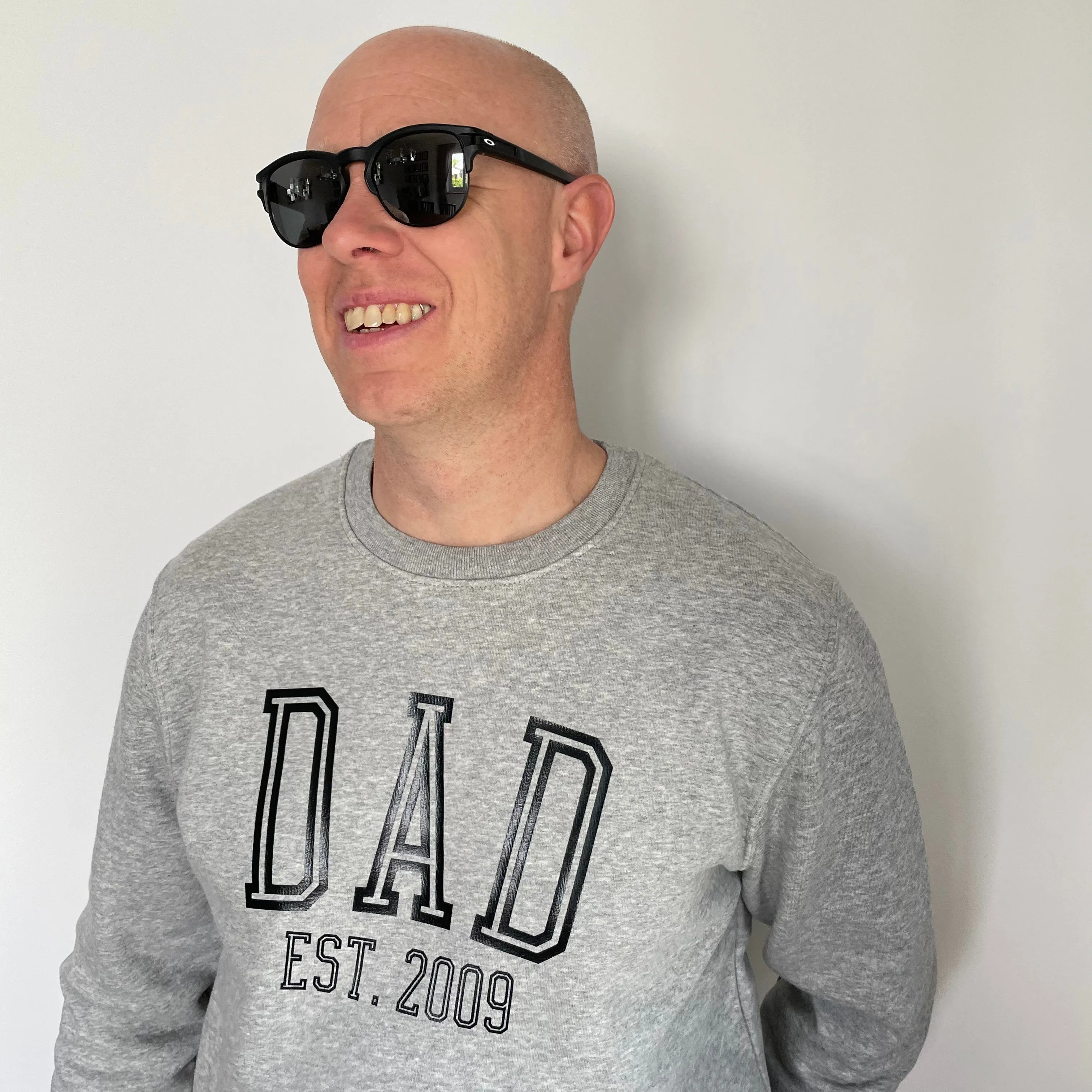 Adult Dad Est. Grey Sweater