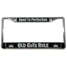 Aged to Perfection - License Plate Frame