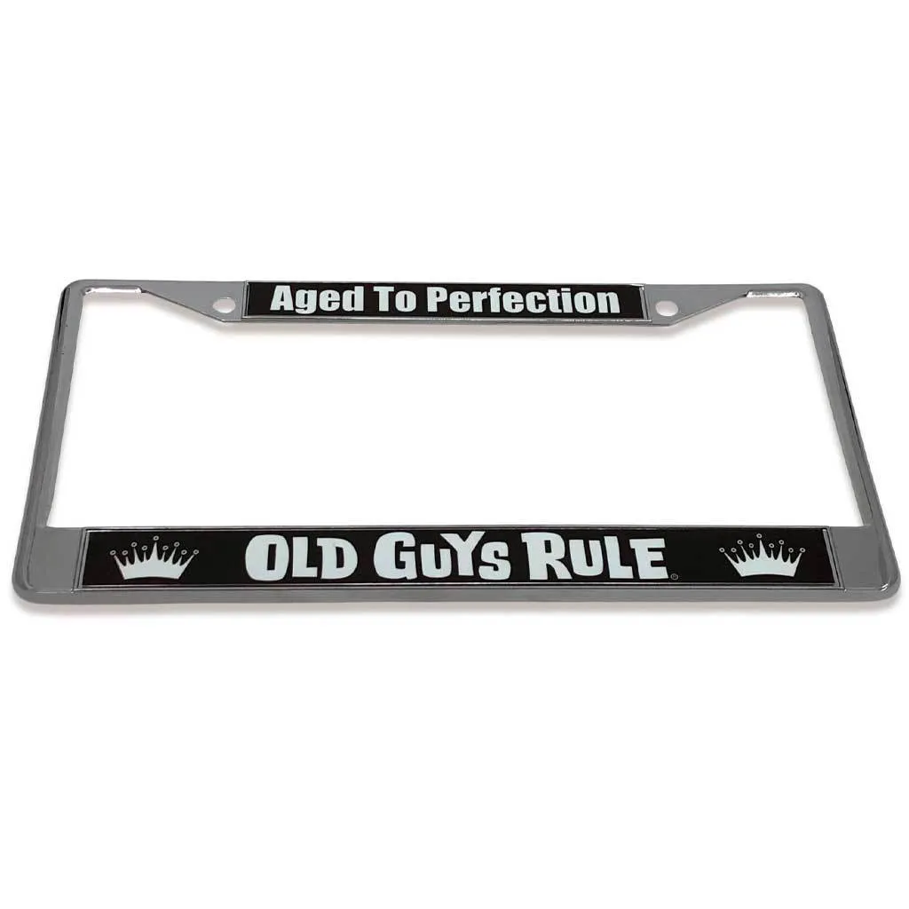 Aged to Perfection - License Plate Frame