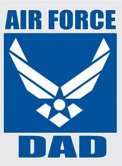 Air Force Dad Decal