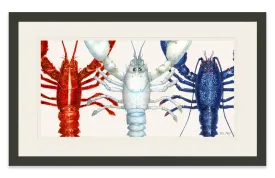 American Lobsters Trio Print