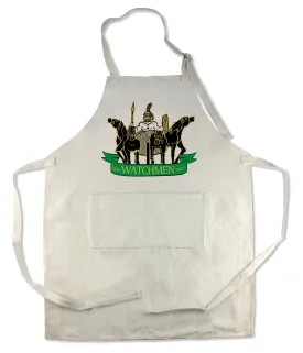 Apron 33" x 25" with large front pocket. Choose from Color or Black Design.