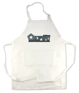 Apron 33" x 25" with large front pocket. Multiple Designs