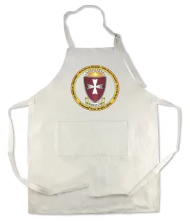 Apron 33" x 25" with large front pocket.