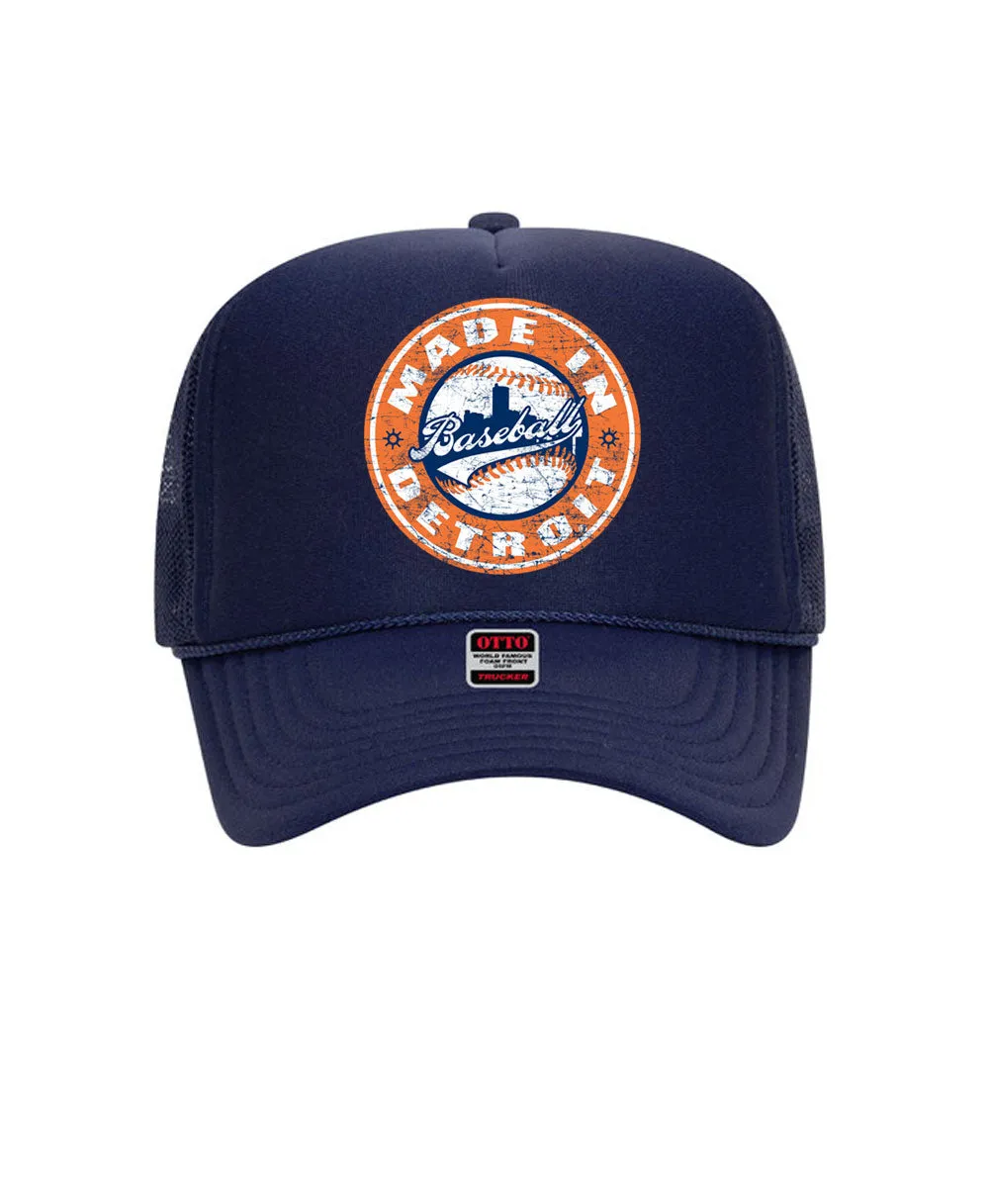 Baseball Navy Foam Trucker