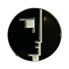 Bauhaus enamel pin