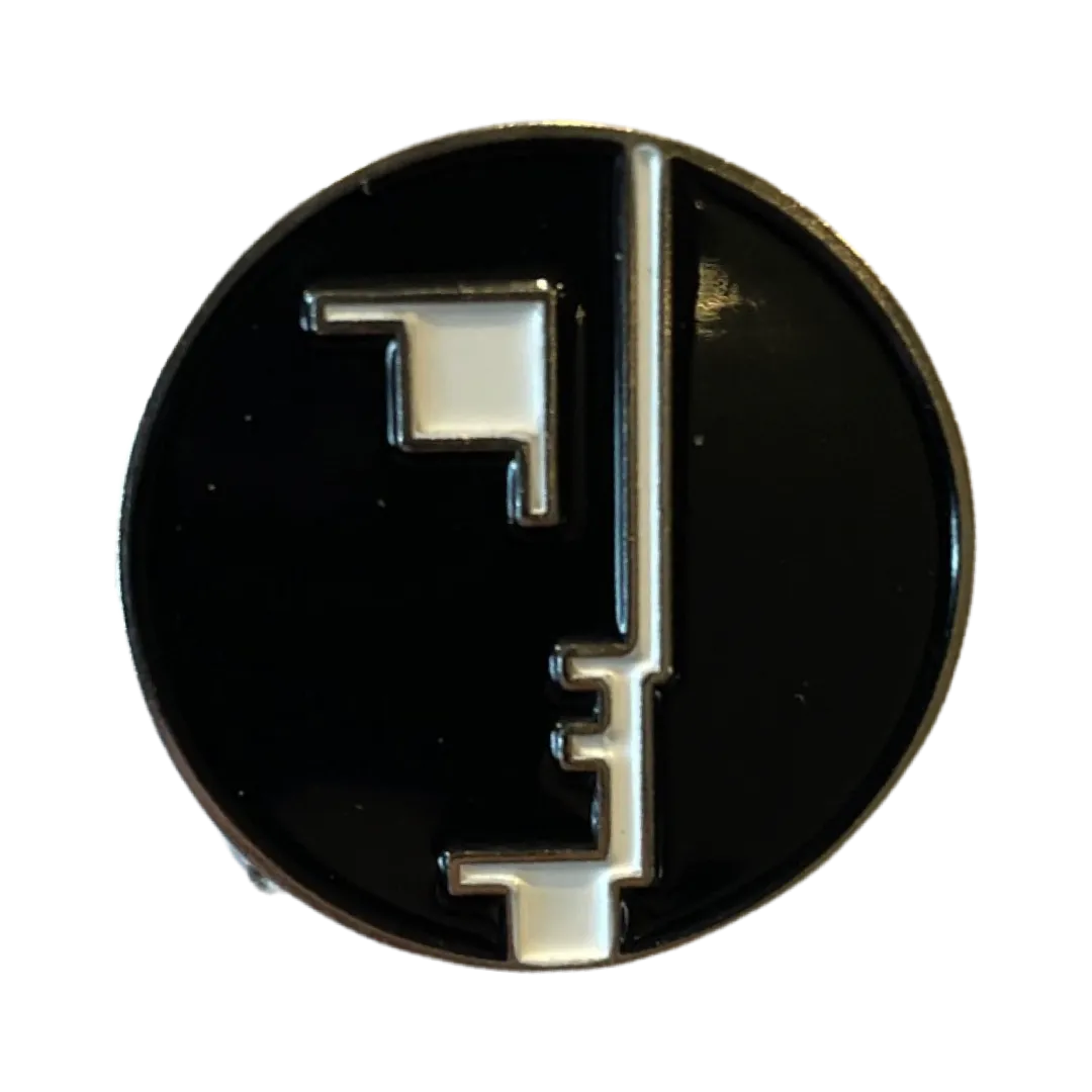 Bauhaus enamel pin