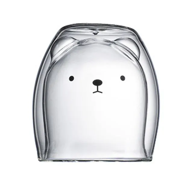 Bear Double Walled Glass