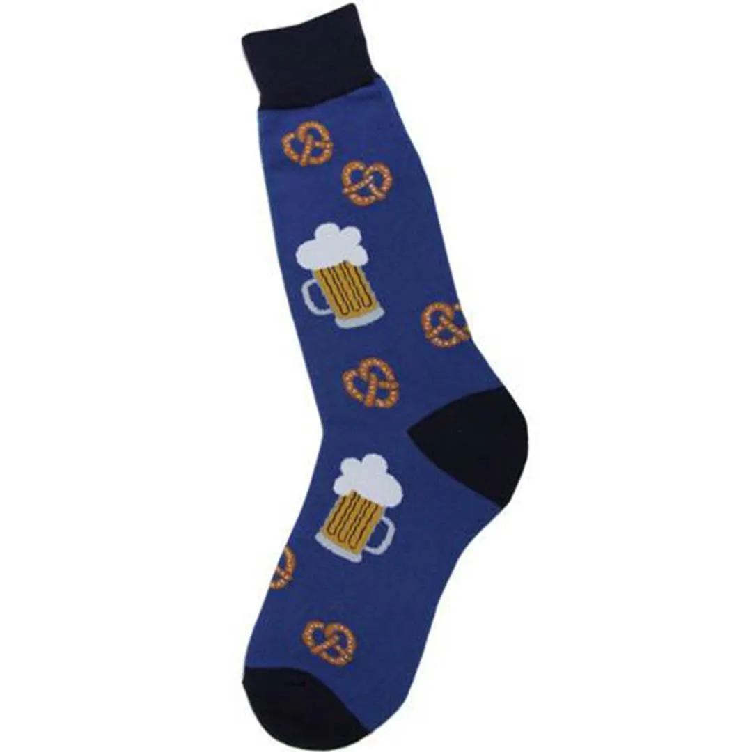 Beer and Pretzel Socks Men’s Crew Sock