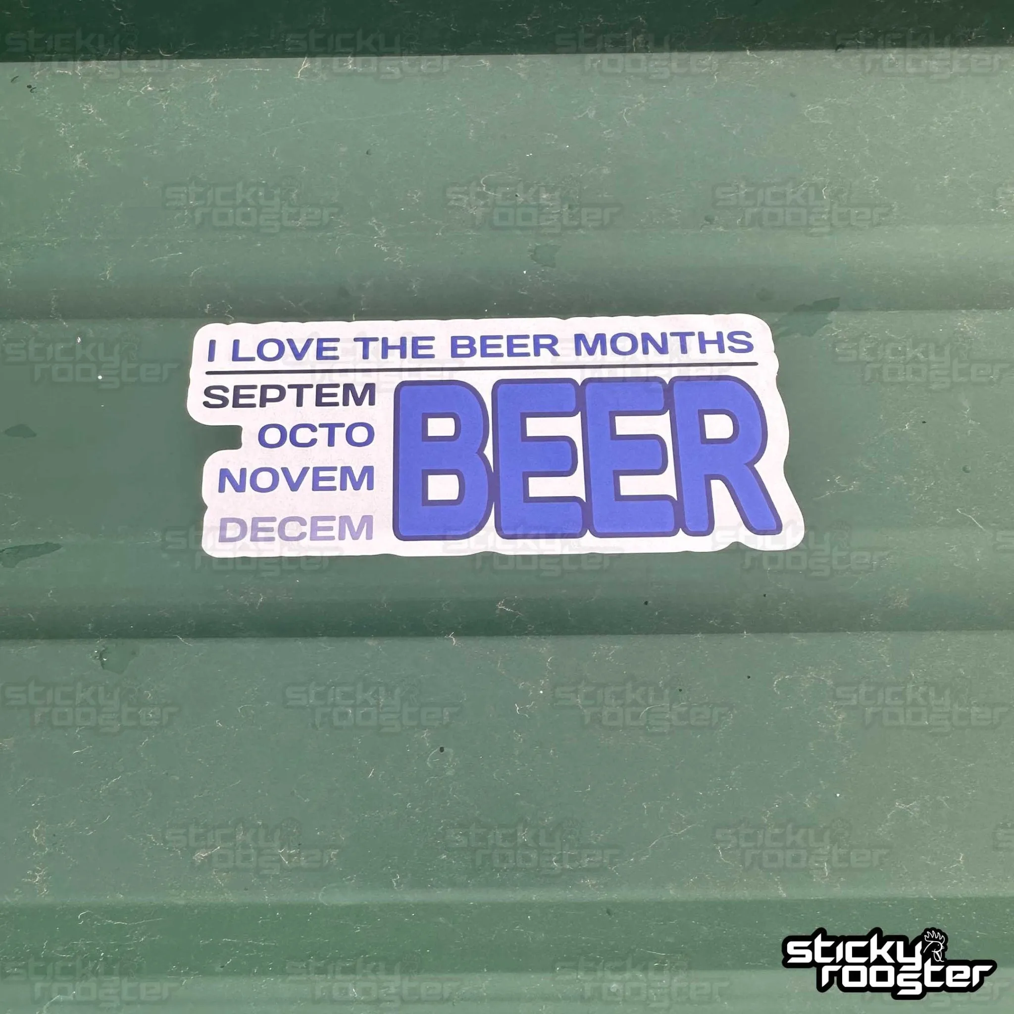 Beer Months sticker