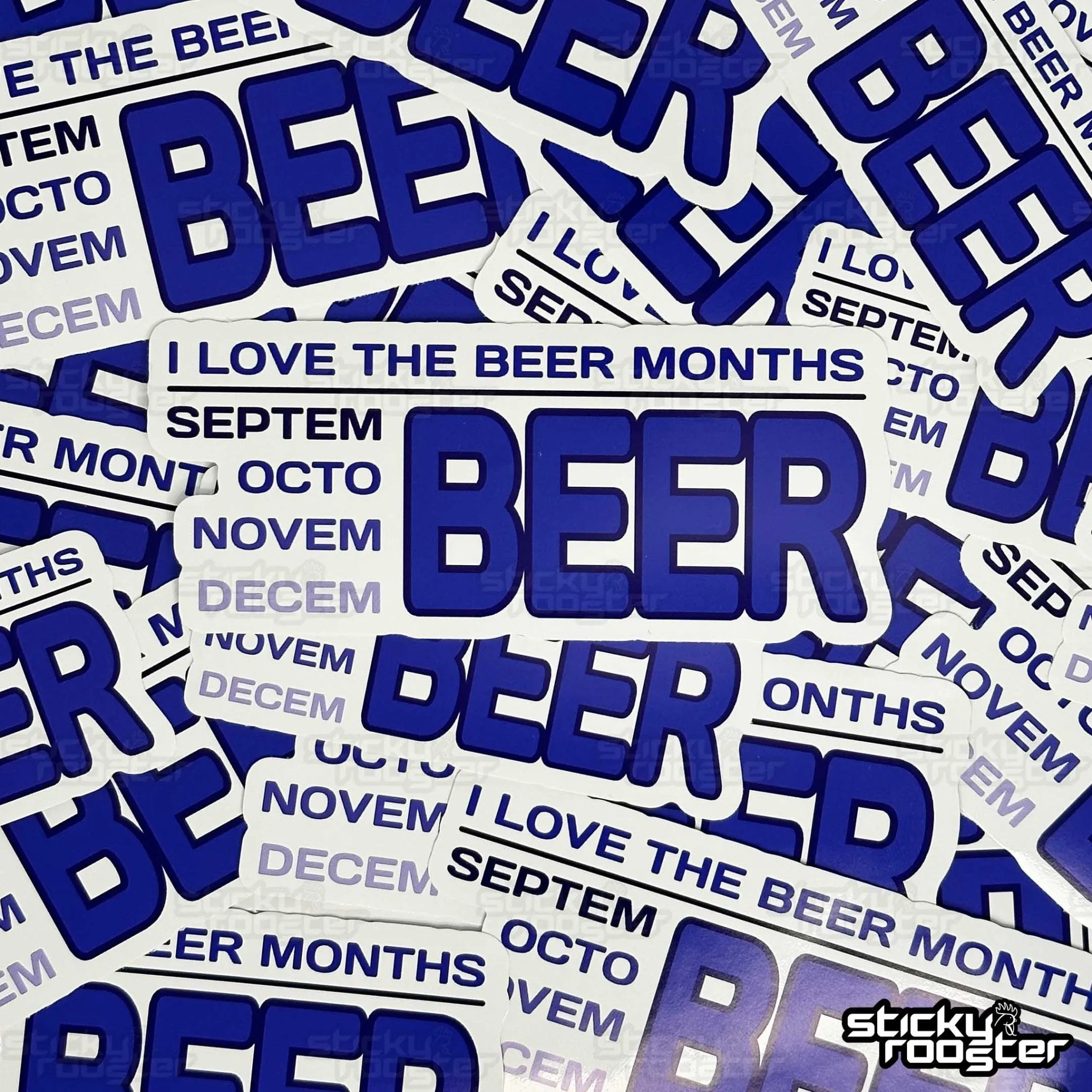 Beer Months sticker