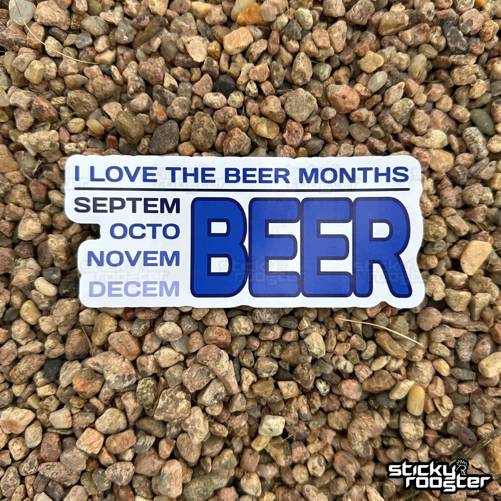 Beer Months sticker