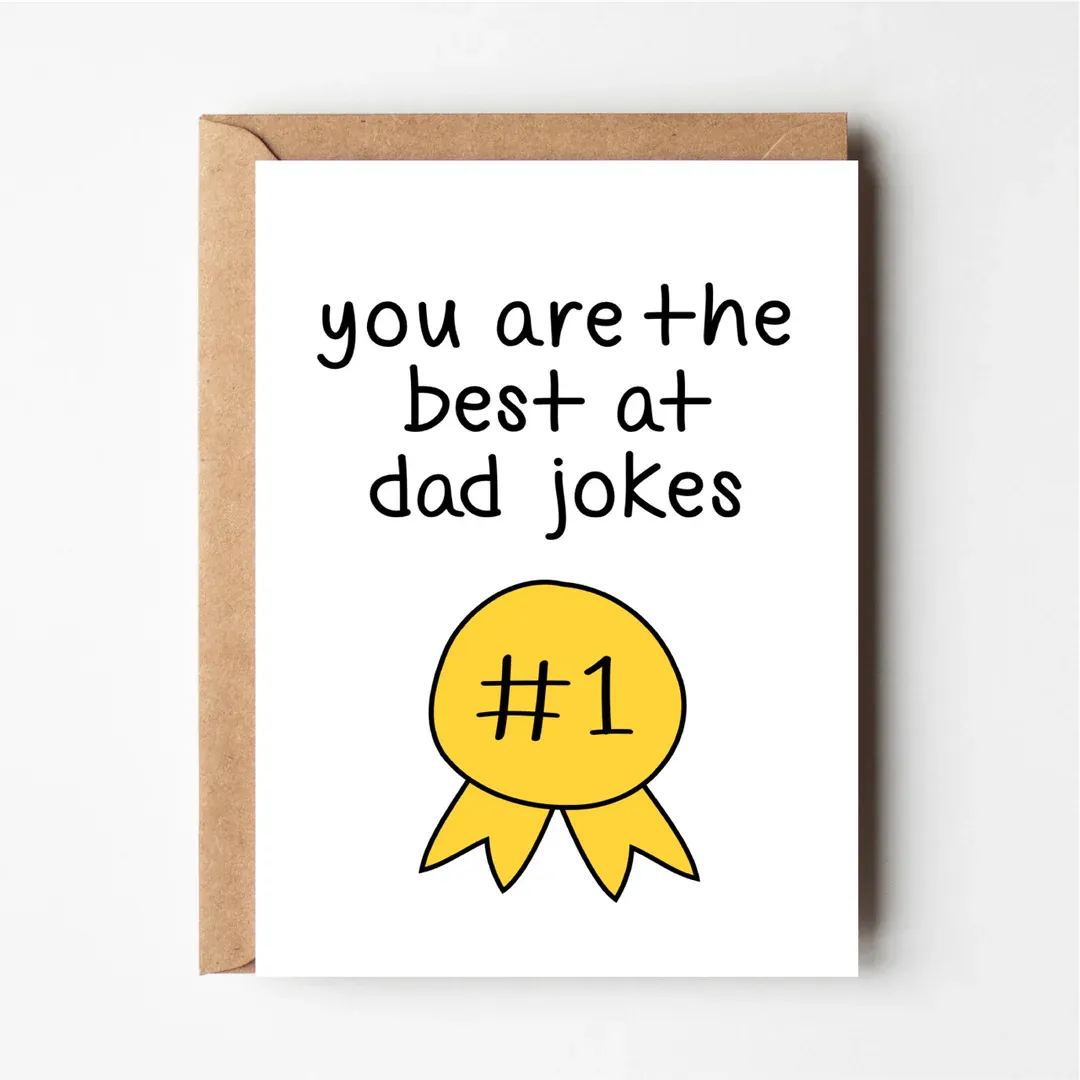 Best at Dad Jokes Card