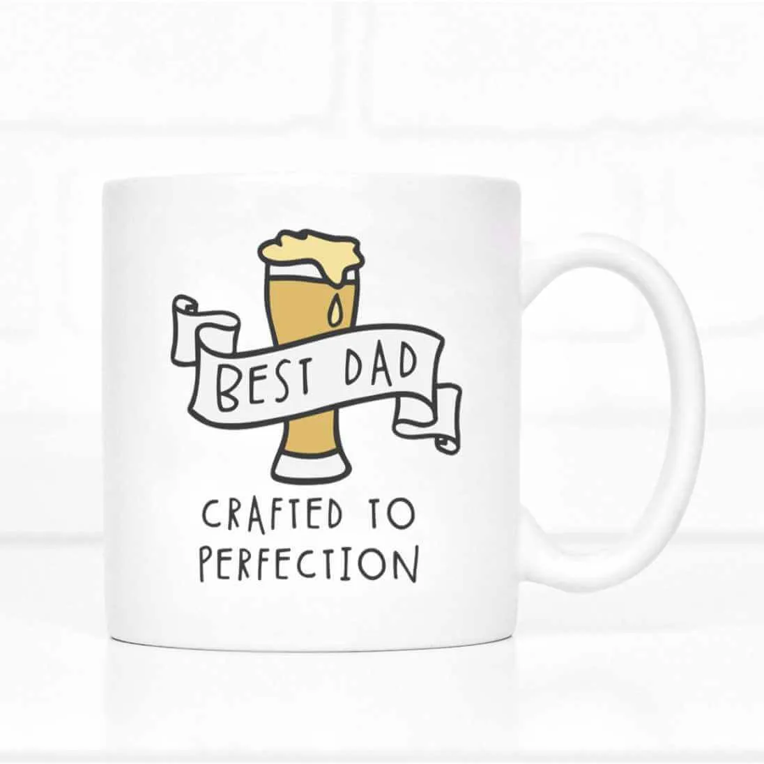 Best Dad Crafted To Perfection Mug