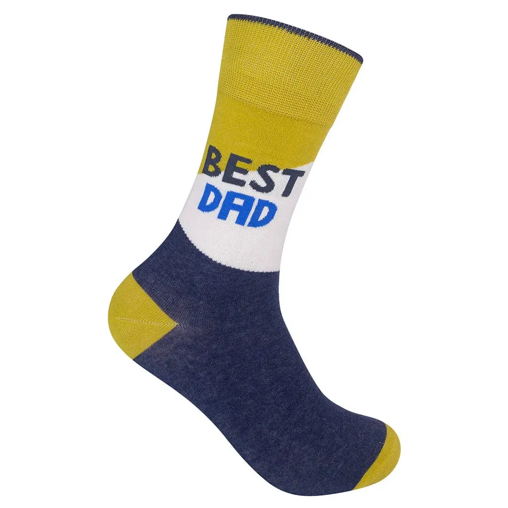 Best Dad Crew Socks