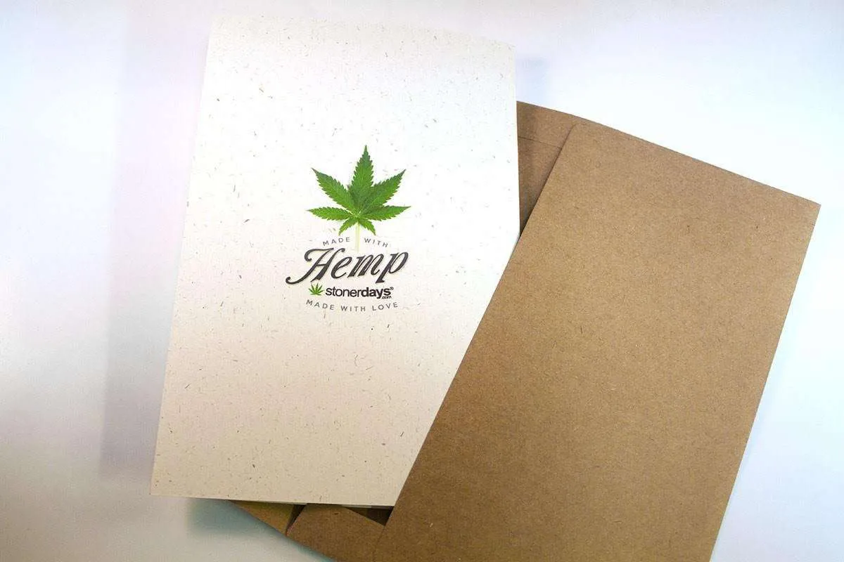 BEST DAD EVER HEMP GREETING CARD