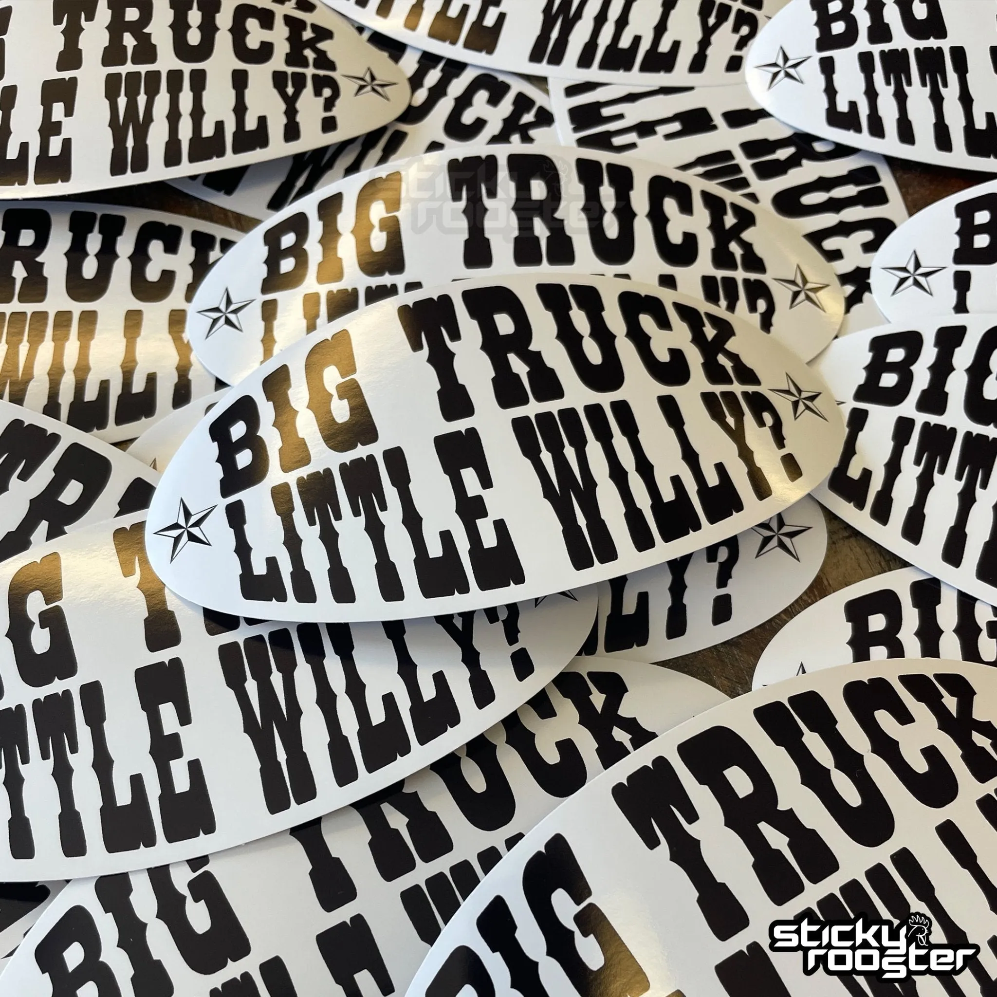 Big Truck Little Willy? Sticker