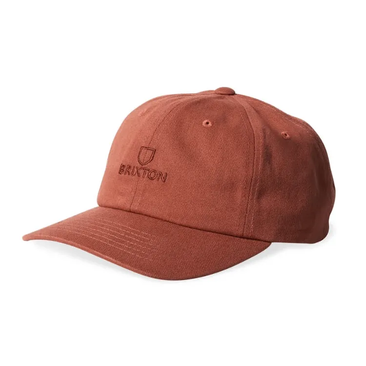 Brixton Alpha LP Cap - Marsala Red Vintage Wash