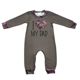 CAMO DAD Long Sleeve Jumpsuit Set Boy/Girl