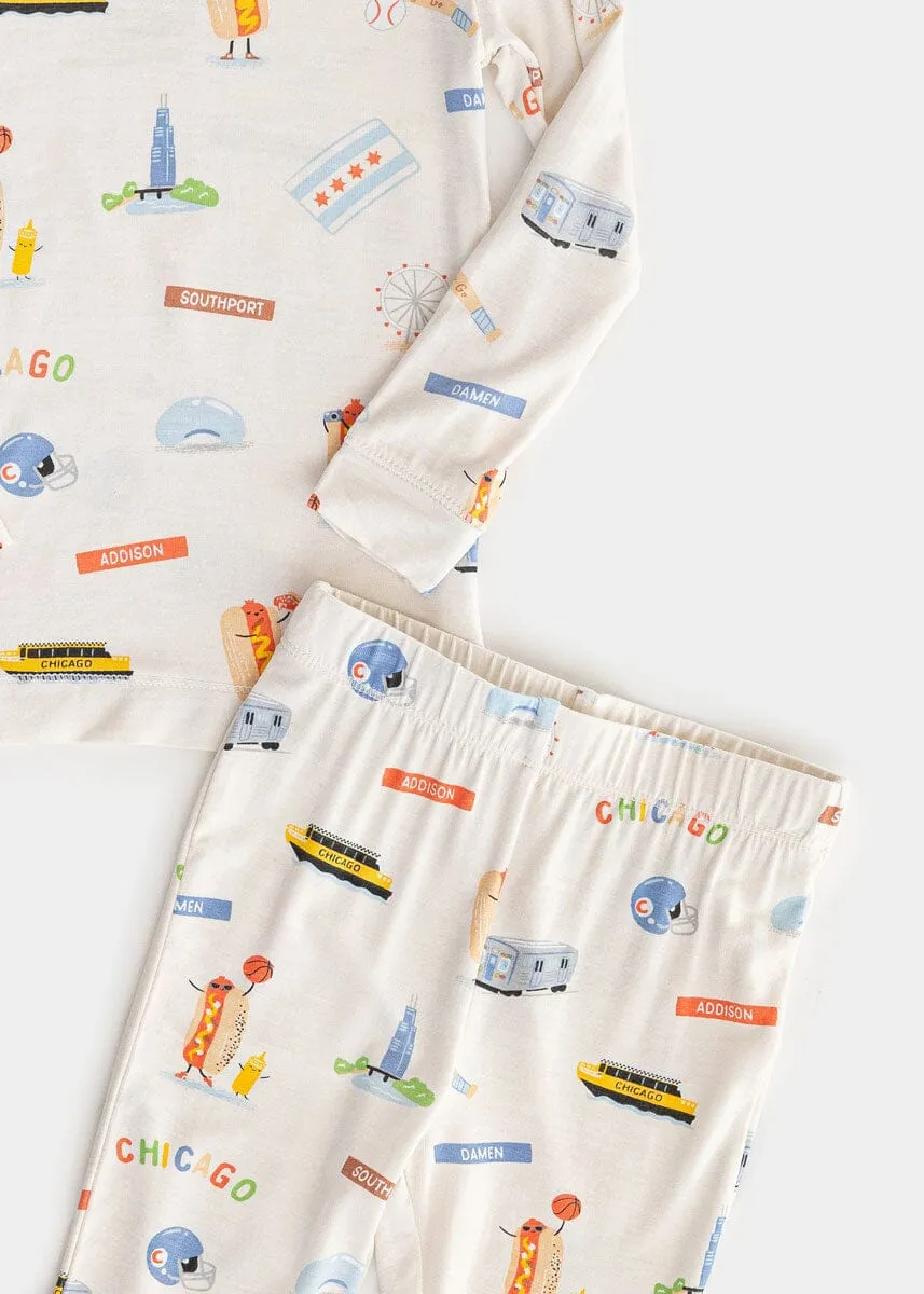 Chicago Field Trip Loungewear Set - L/S and Pants