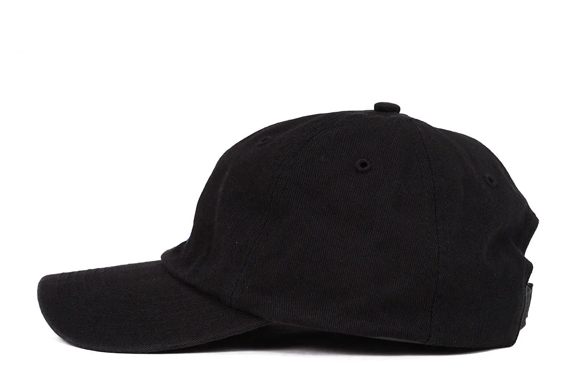 CITY BLUE LOGO DAD HAT - BLACK