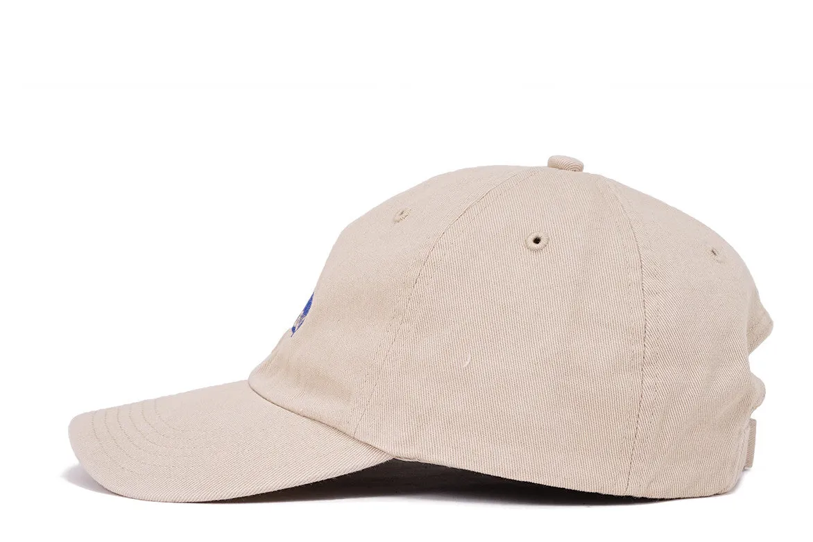 CITY BLUE LOGO DAD HAT - TAN