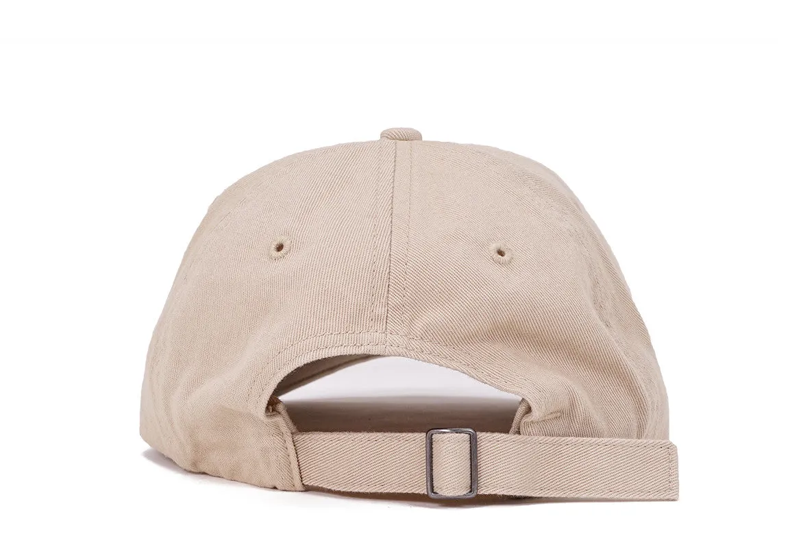 CITY BLUE LOGO DAD HAT - TAN