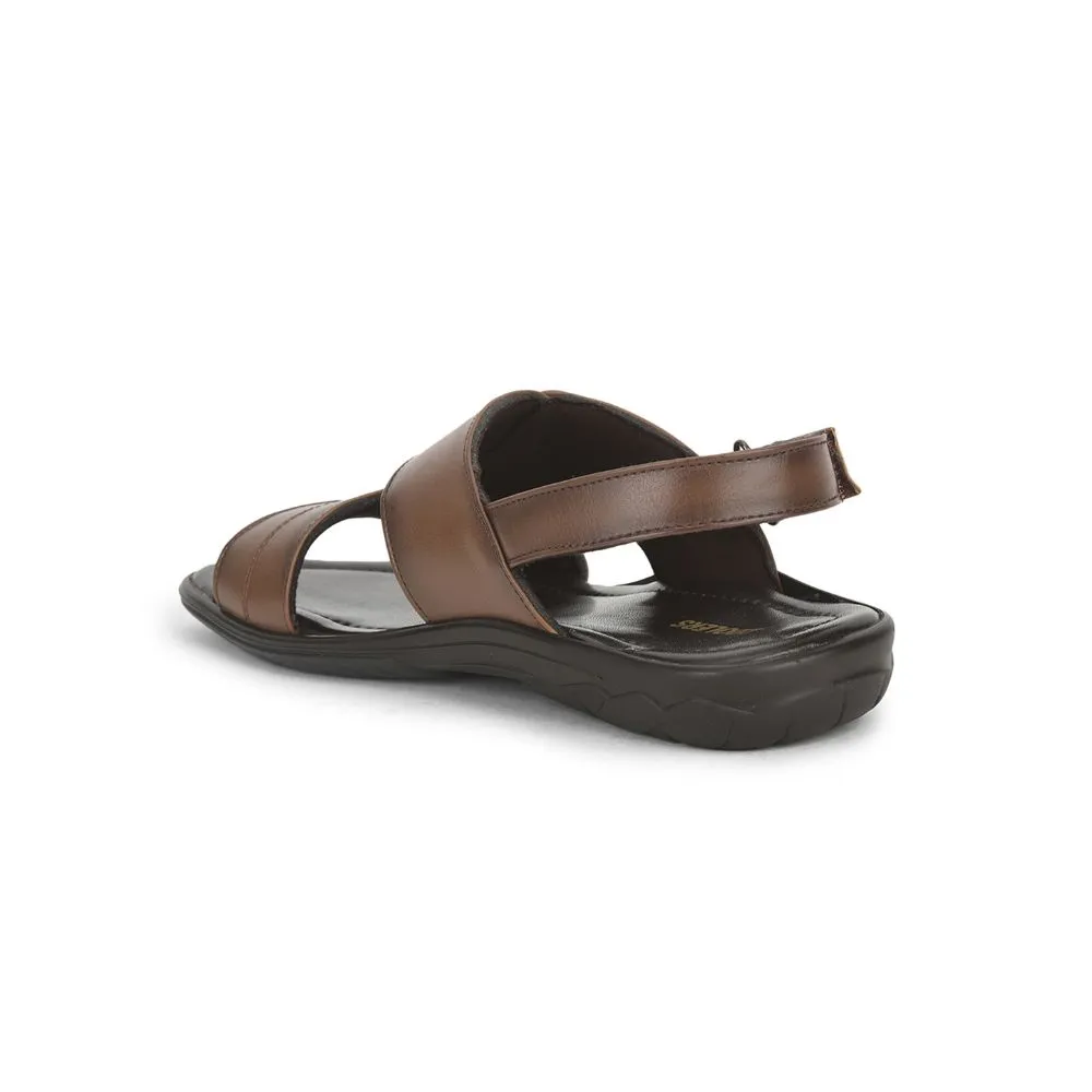 Coolers Casual Tan Sandal For Men LB-322E By Liberty