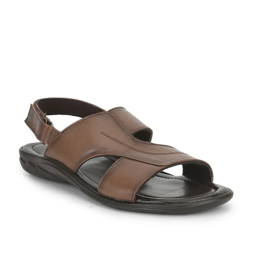 Coolers Casual Tan Sandal For Men LB-322E By Liberty