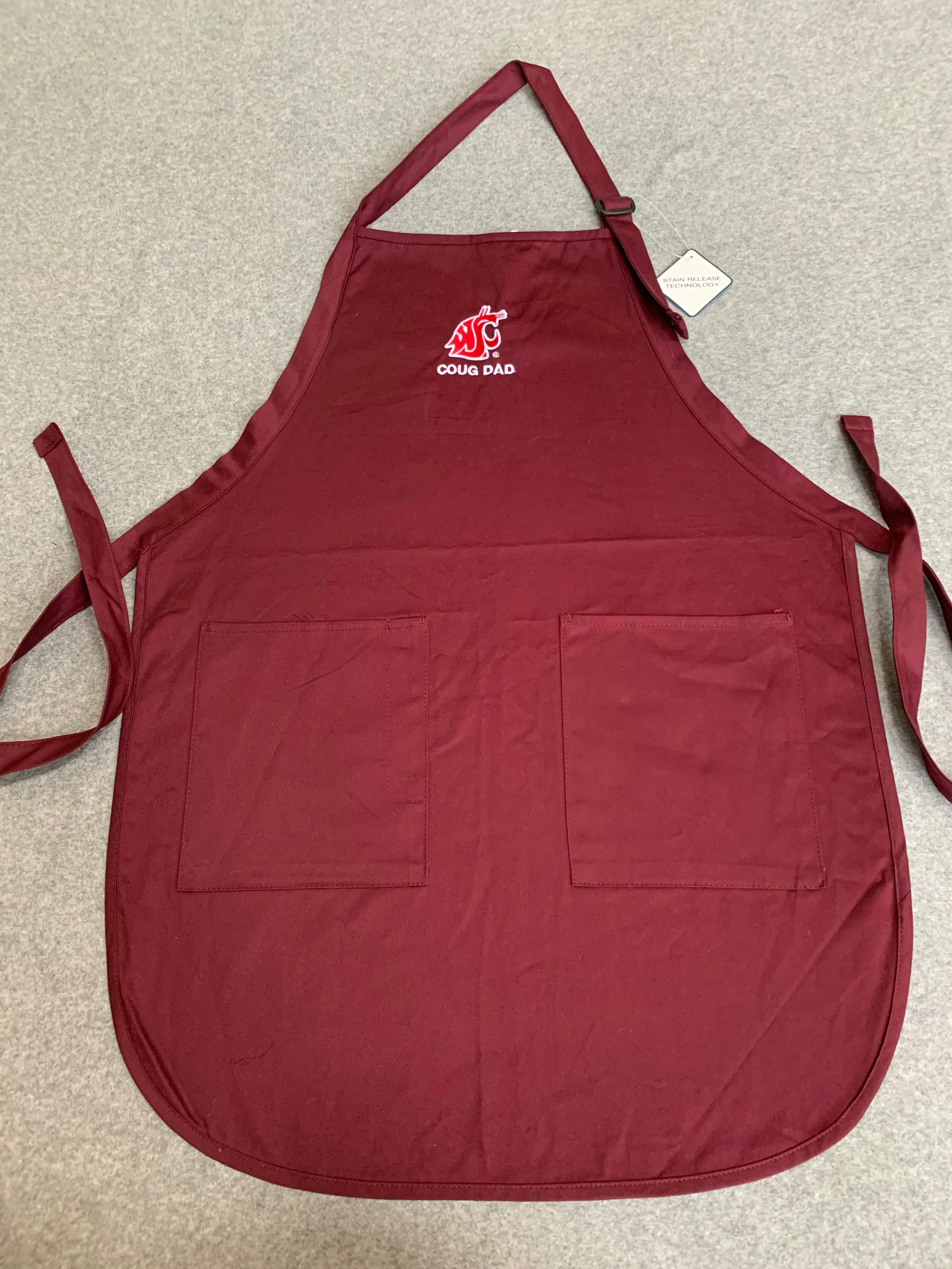 Crimson Dad Embroidered Apron