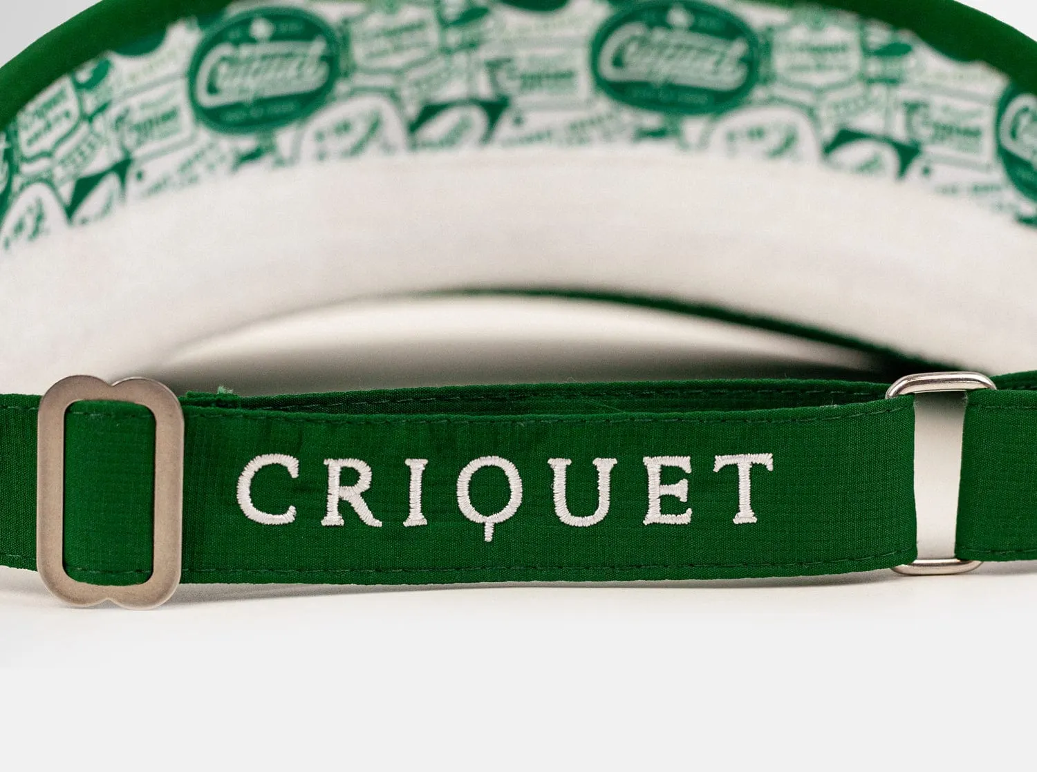 Criquet x Imperial Tour Rope Visor - 19th Pin Position - Green