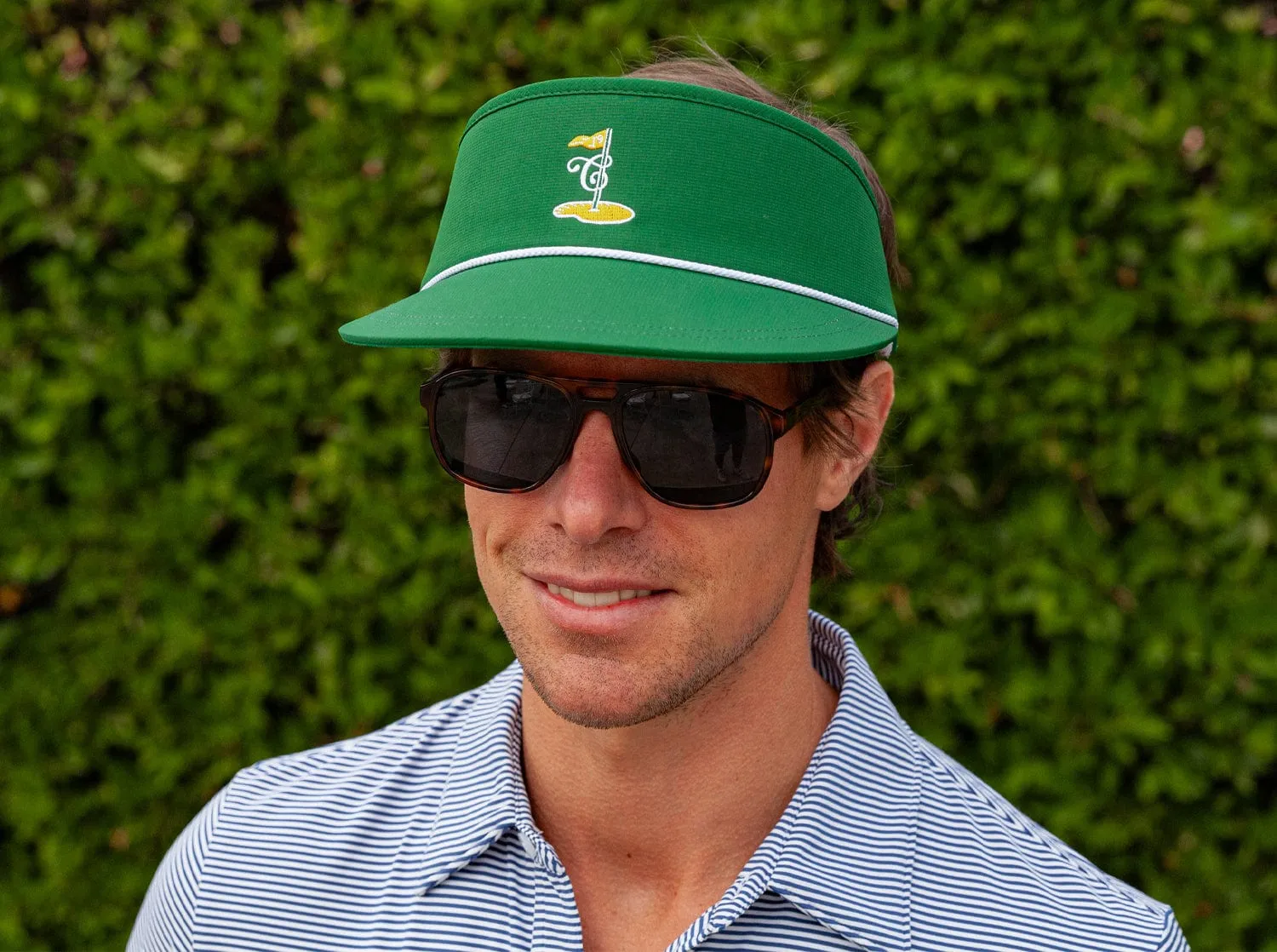 Criquet x Imperial Tour Rope Visor - 19th Pin Position - Green