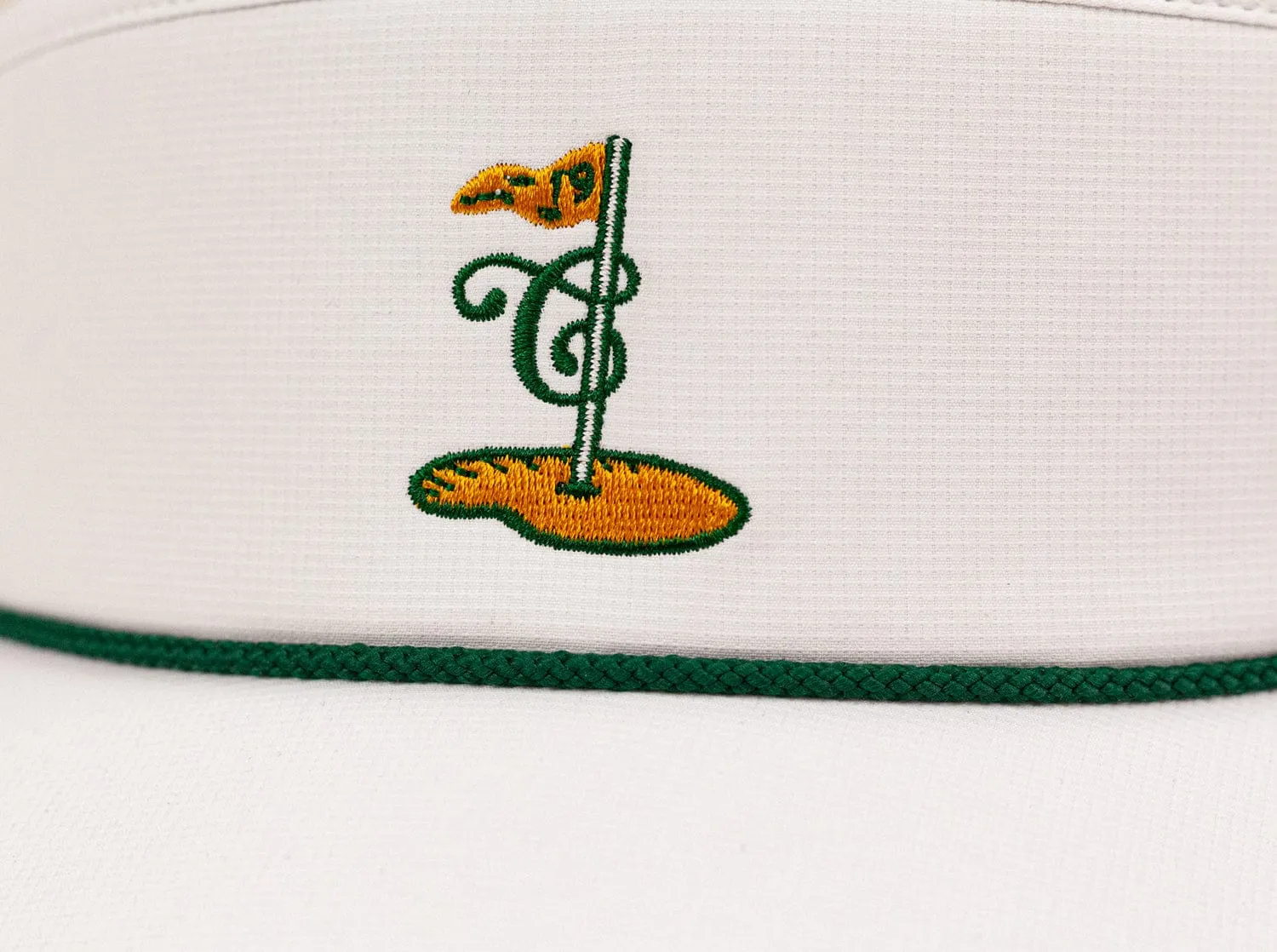 Criquet x Imperial Tour Rope Visor - 19th Pin Position - White