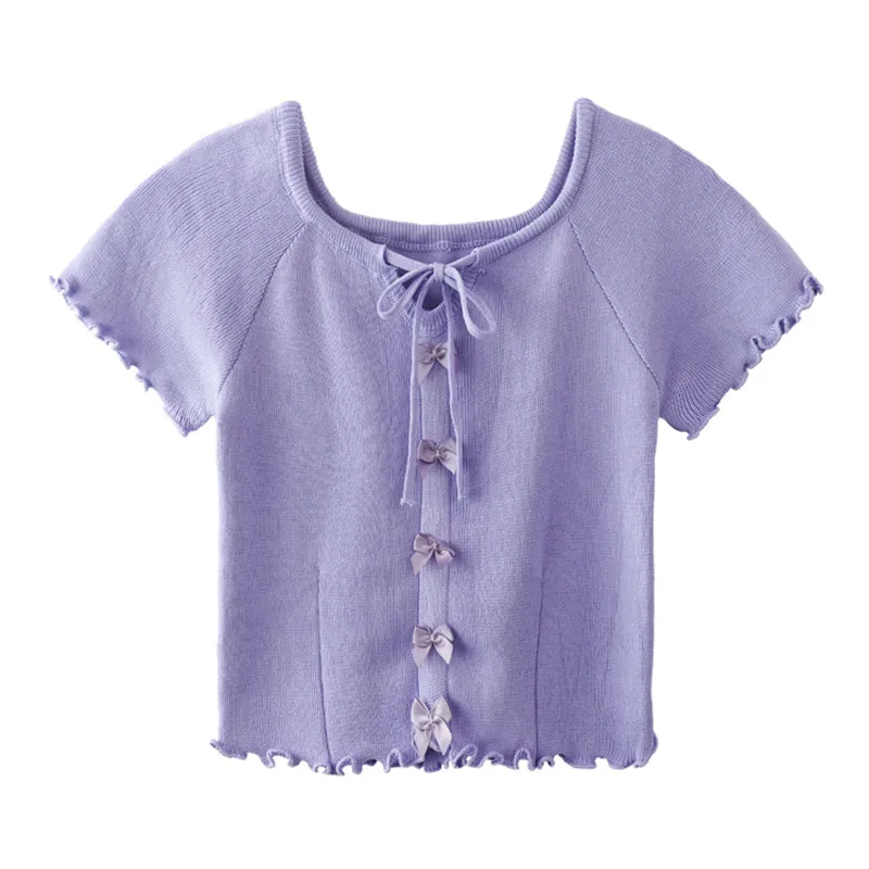 cute cropped T-shirt  P1060