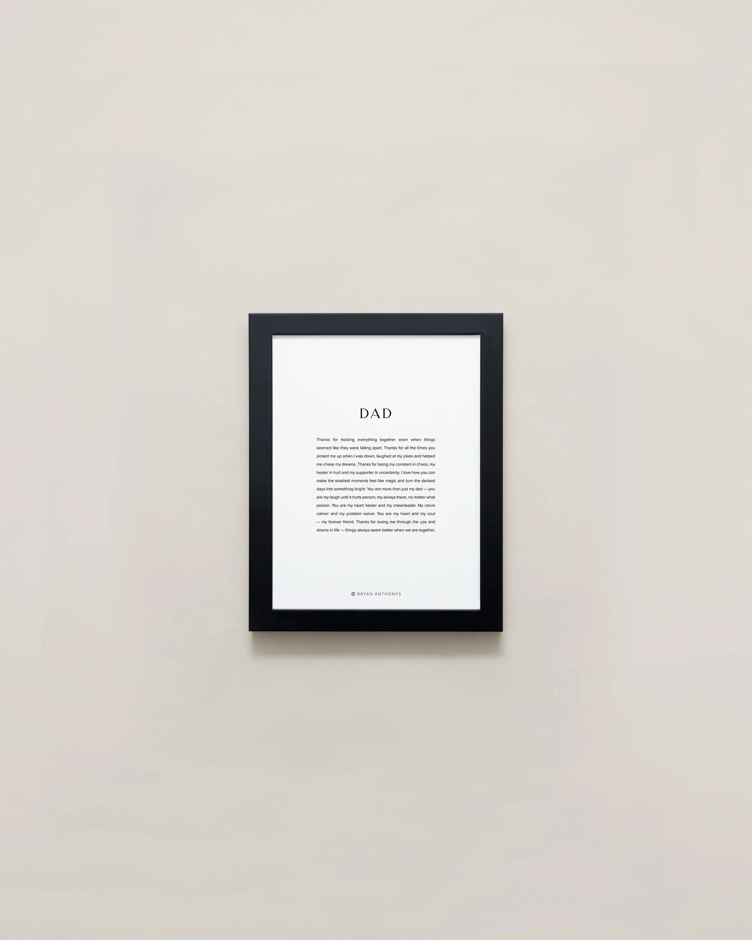 Dad — 5x7 Framed Print