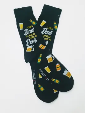 Dad Beer Crew Socks