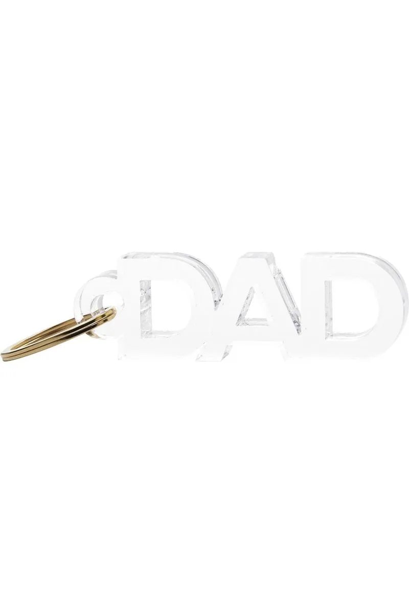 DAD Lucite Key Chain