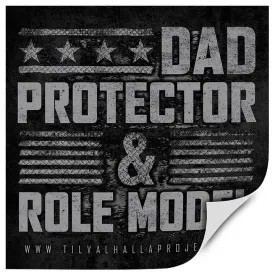 Dad Protector & Role Model - Sticker