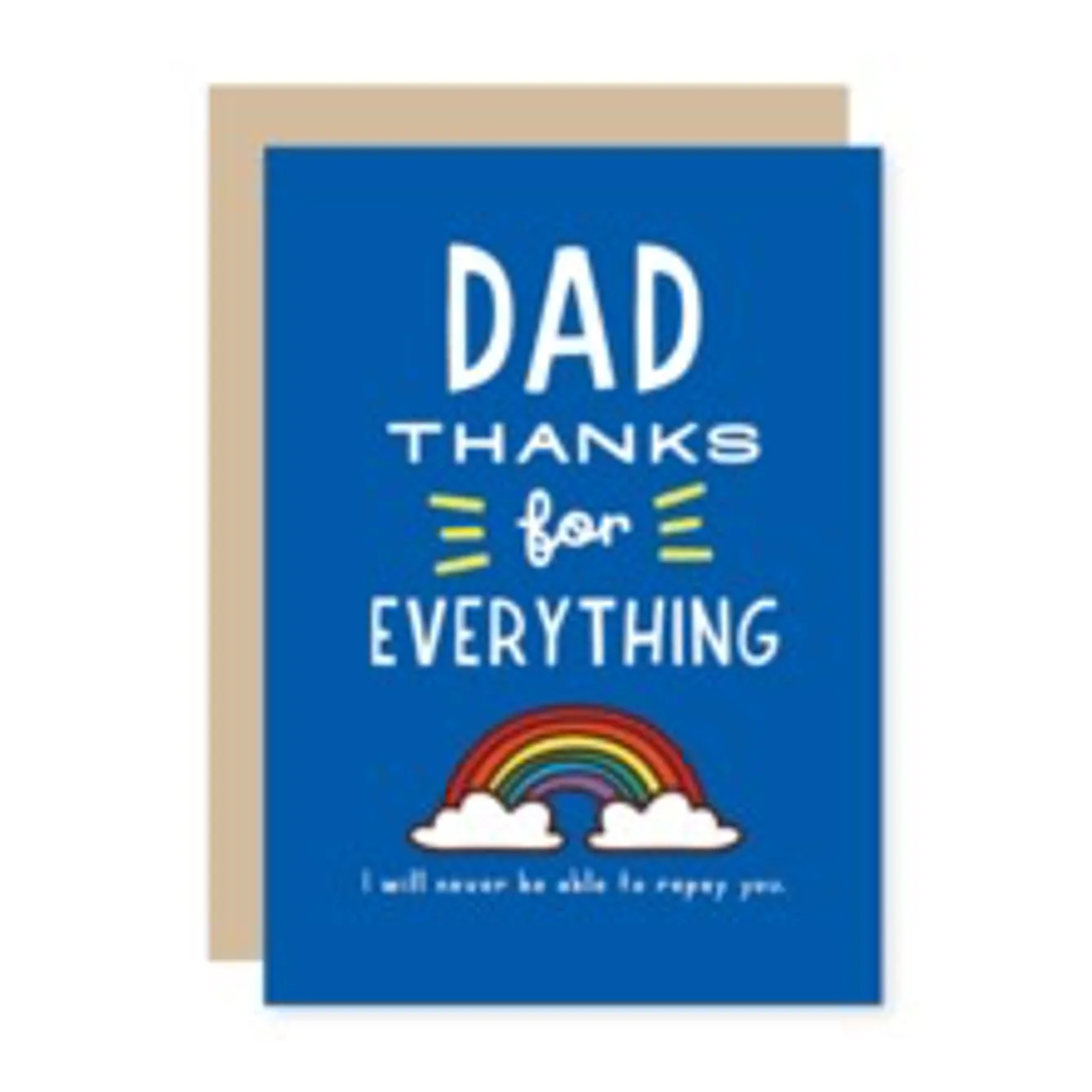 Dad Thanks For Everything Card