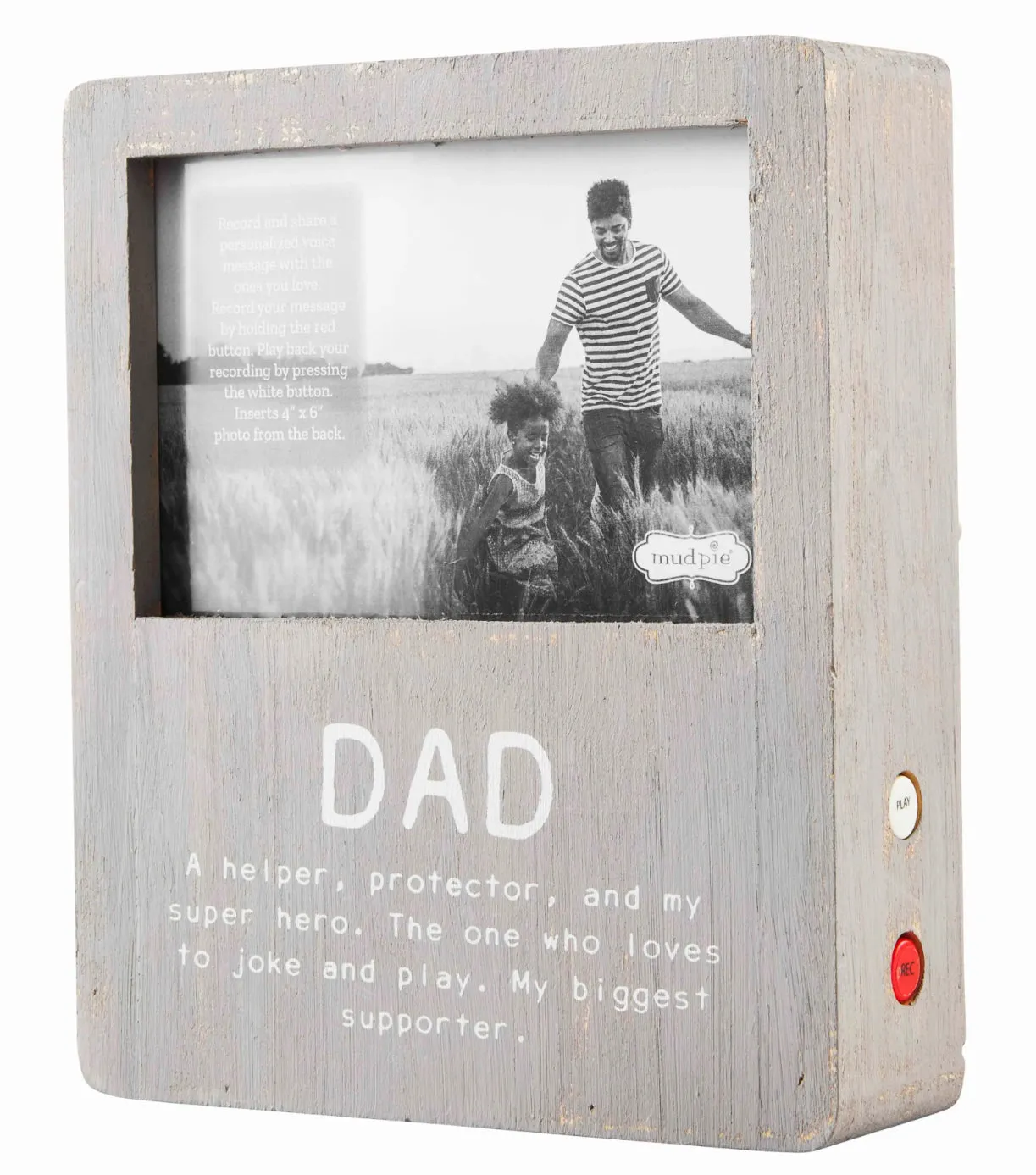 DAD VOICE RECORDED PICTURE FRAME MUD PIE