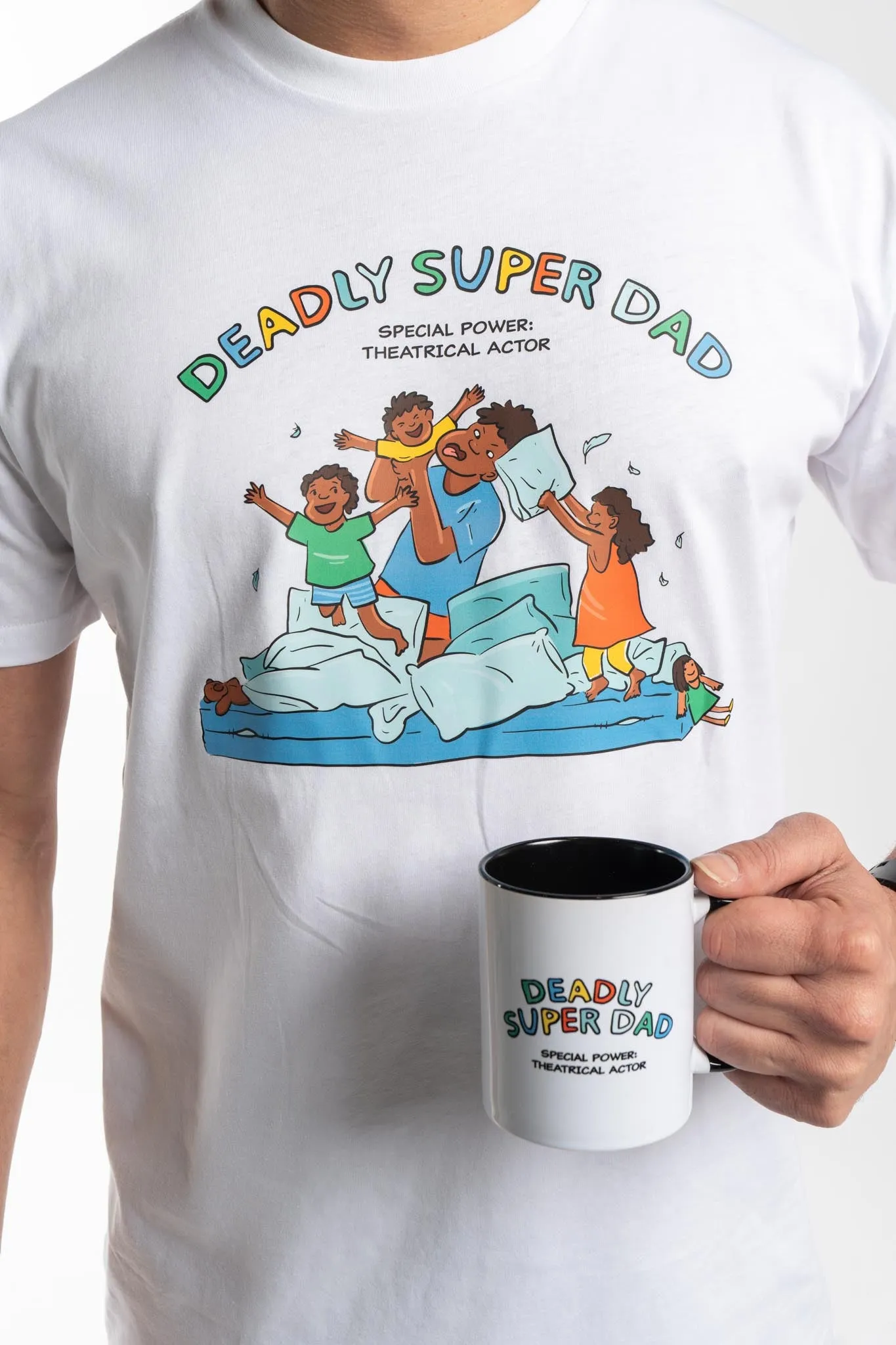 Deadly Super Dad "Theatrical Actor" Ceramic Coffee Mug