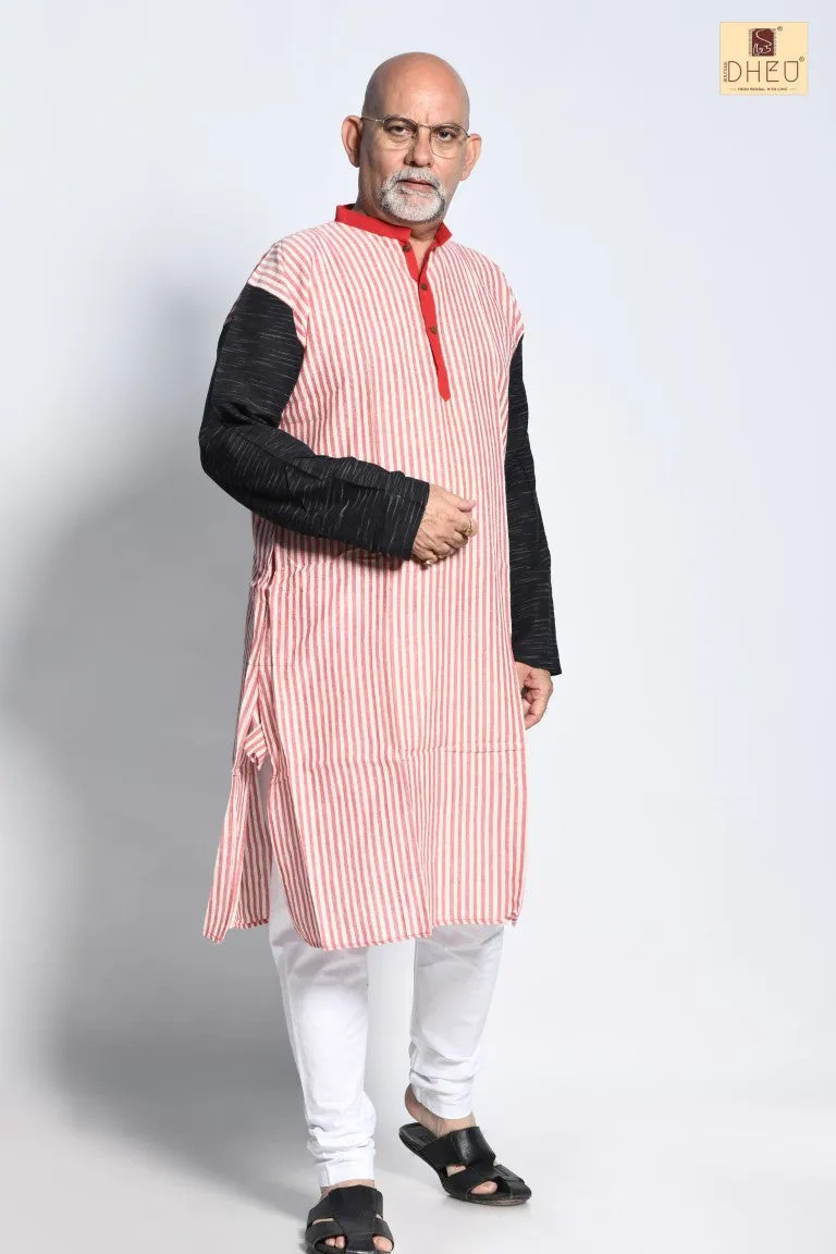 Dispur Pink- Dheu Cotton Kurta