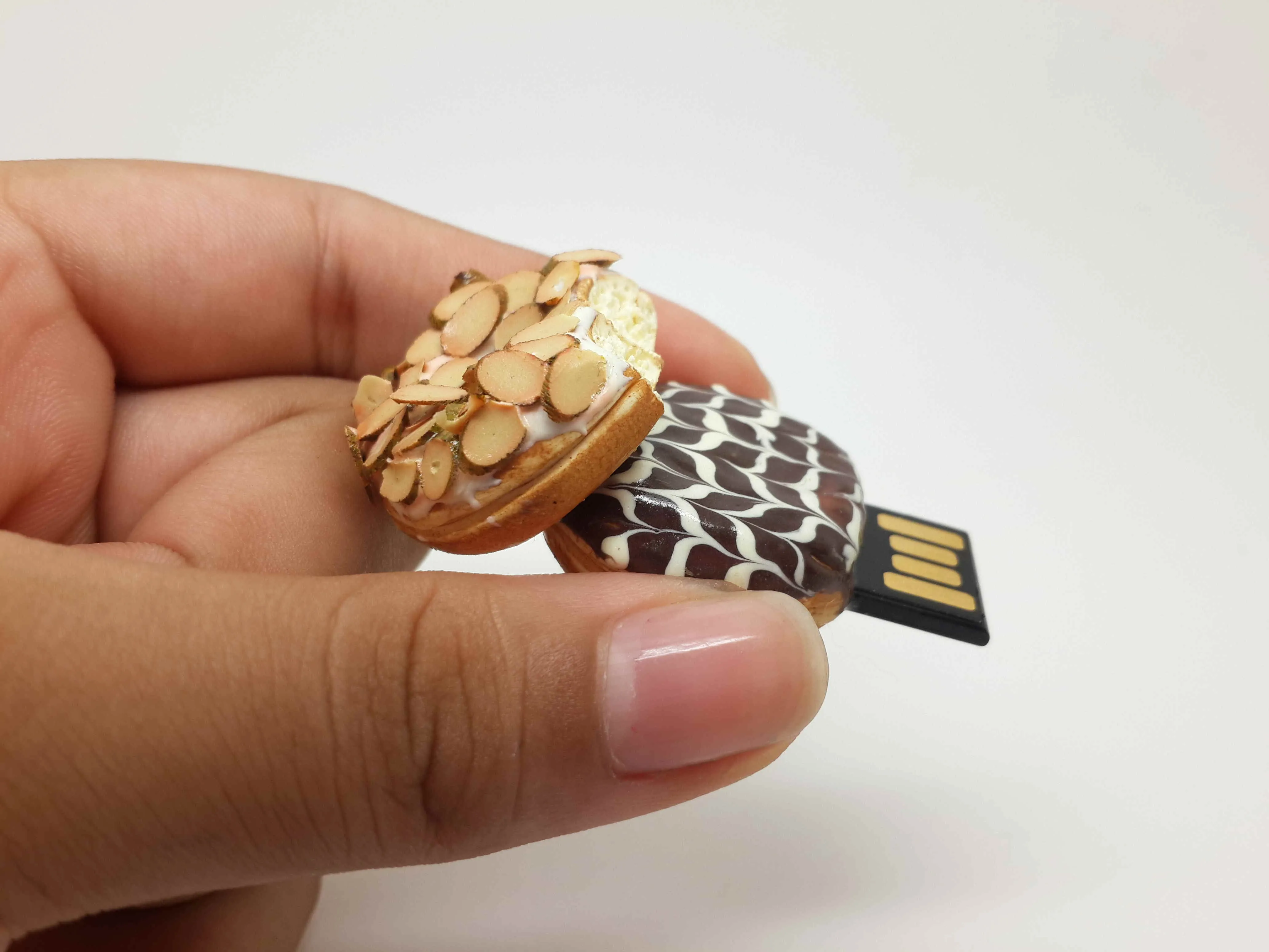 Donut Bite Miniature Novelty Pen Drive