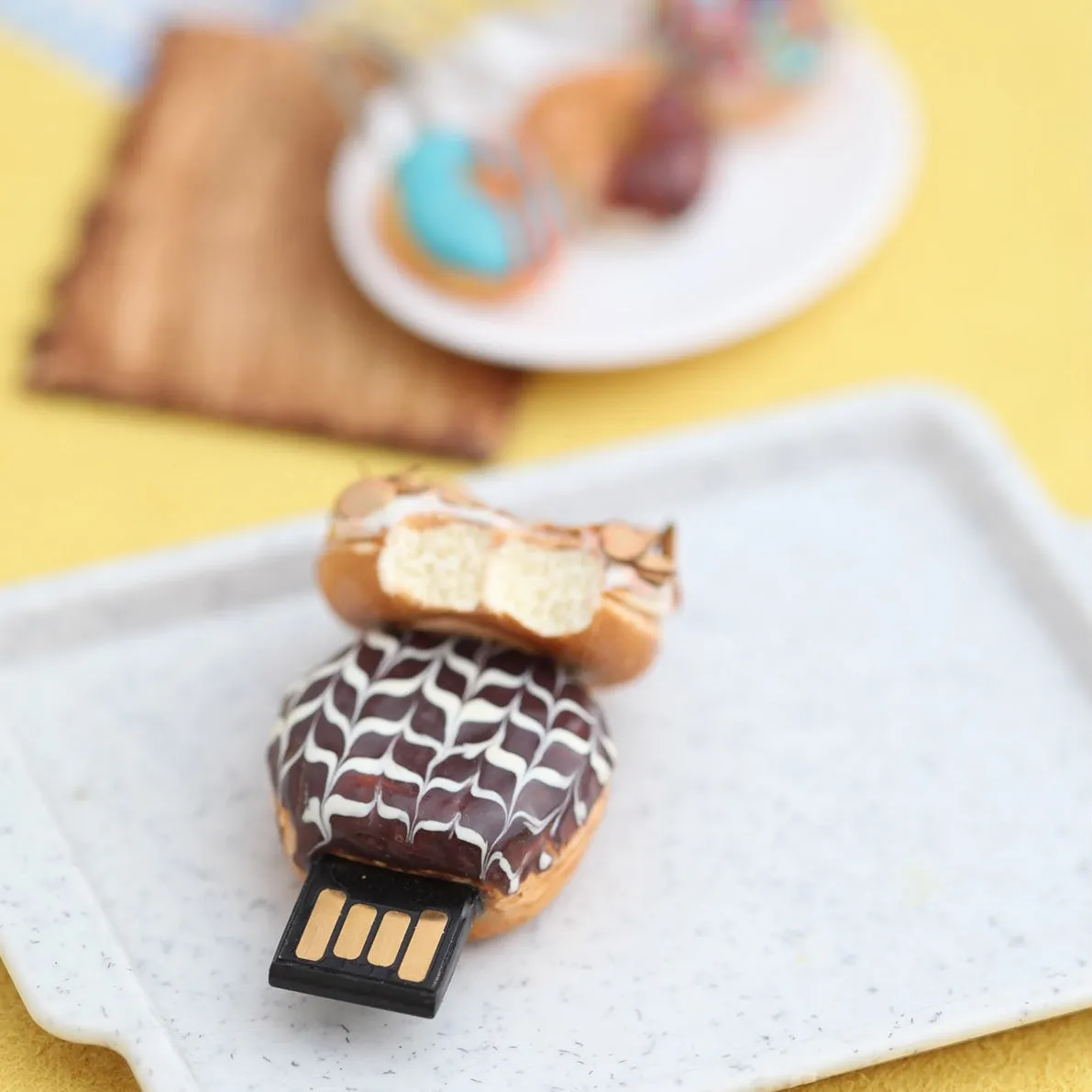 Donut Bite Miniature Novelty Pen Drive